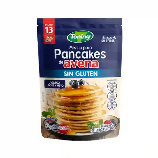 Toning Mezcla Pancakes Avena Sin Gluten