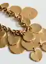 Collar Coin Oro Talla 99 Mujer Mango