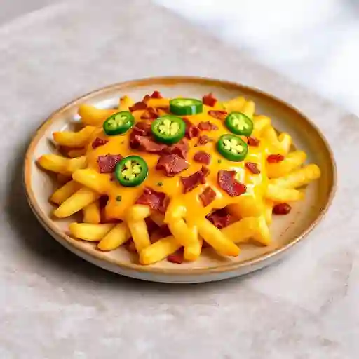 Papas Gratinadas, Jalapenos & Tocineta