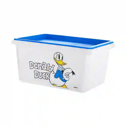 Miniso Organizador Plástico Donald Duck Pequeño Blanco