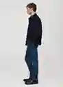 Jean Jan Tejano Oscuro Talla 36 Hombre Mango