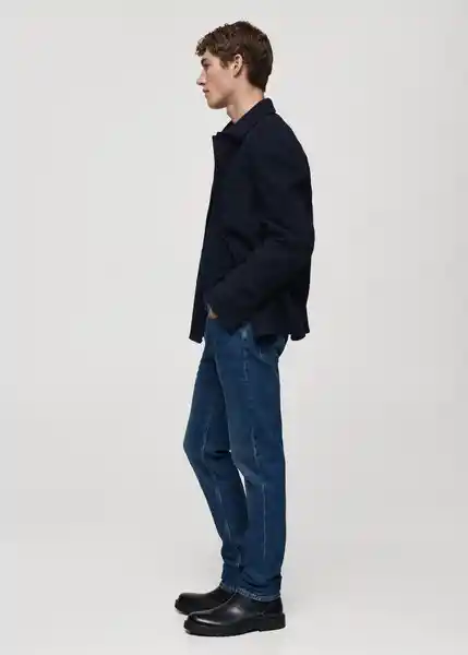 Jean Jan Tejano Oscuro Talla 36 Hombre Mango