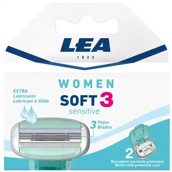 Lea Repuesto Afeitar Women Soft3 Sensitive