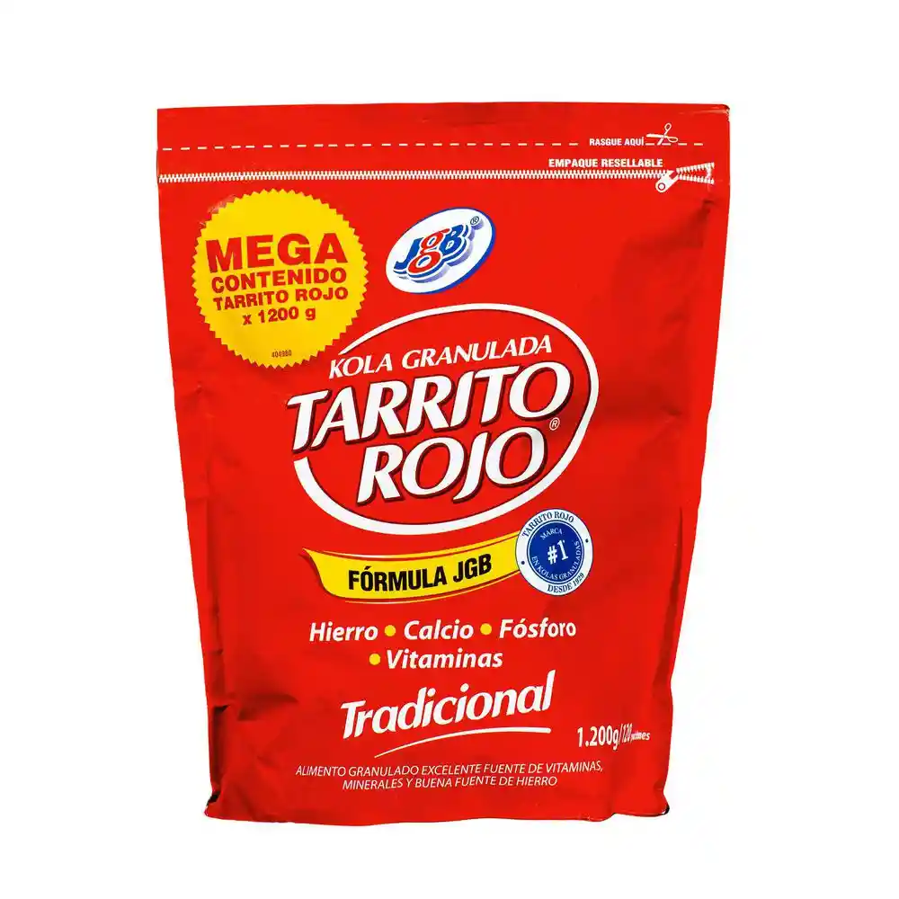 Tarrito Rojo Kola Granulada Tradicional