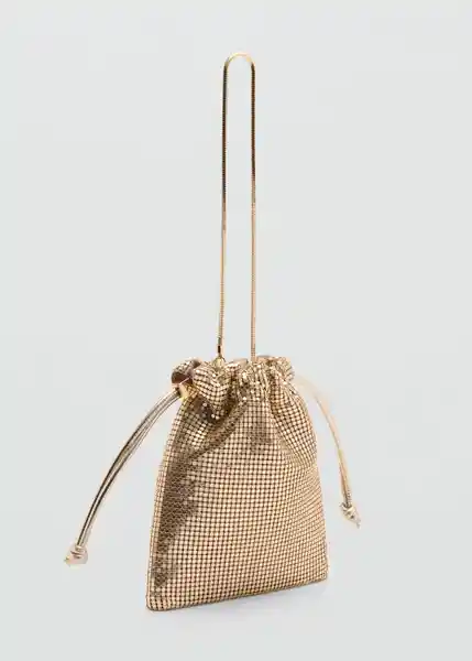 Bolso P Fran Oro Talla 99 Mujer Mango