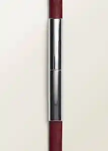Cinturón Sela Rojo Talla S Mujer Mango