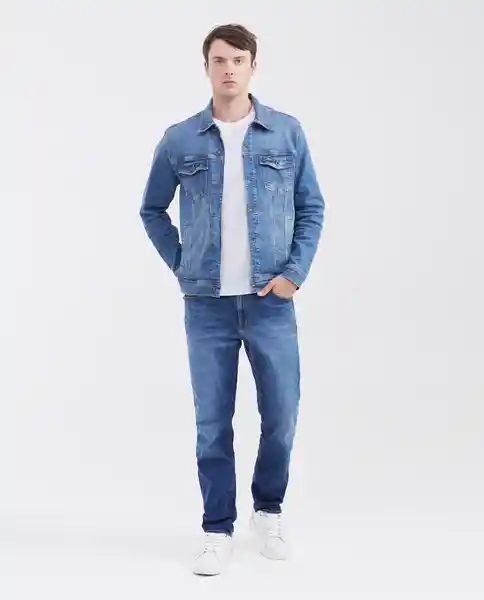 Jean Straight Fit-Masculino Azul Frances Medio 30/32 Chevignon