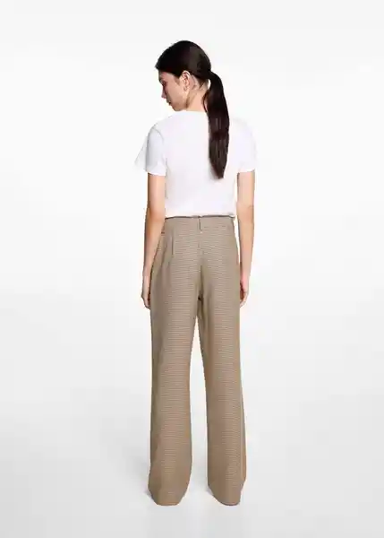 Pantalón Trajecup Beige Talla 20 Teen Niñas Mango