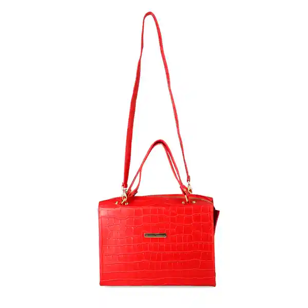 Cartera Square Rojo Talla Única