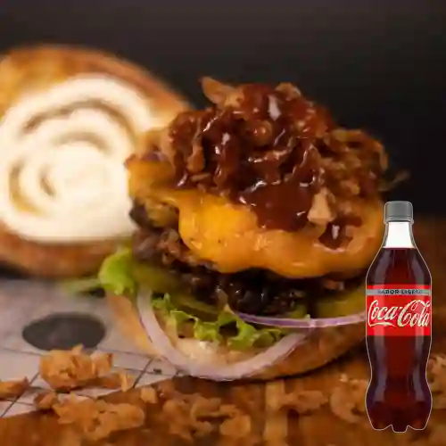 Combo Don Juan Burger + Coca-Cola Sabor Ligero 400 ml