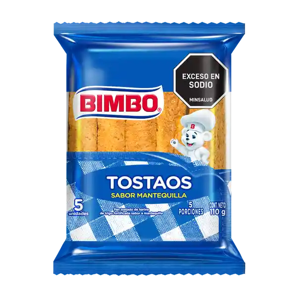 Bimbo Tostao Mantequilla 110 g