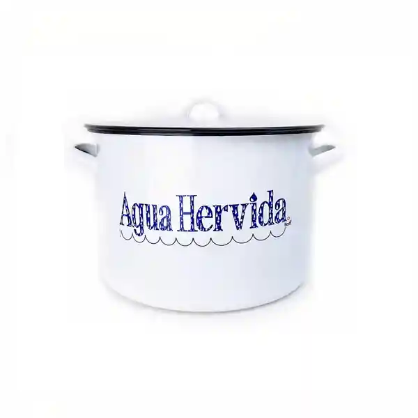 North Olla Infantil Peltre Con Tapa mi Agüita Hervida de 32 cm