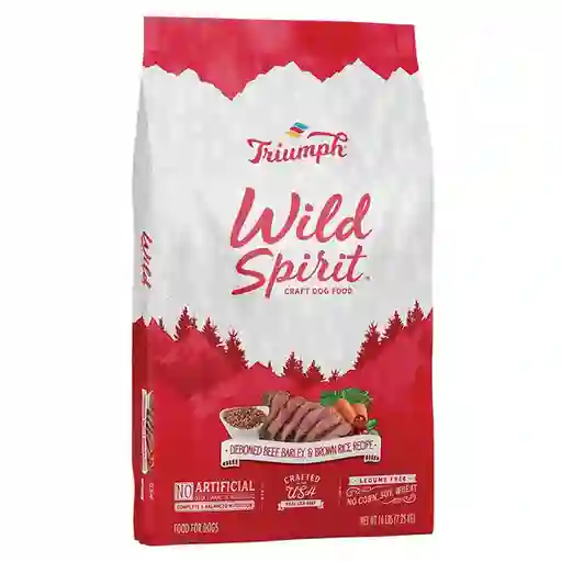 Triumph Wild Spirit Concentrado Para Perro Carne