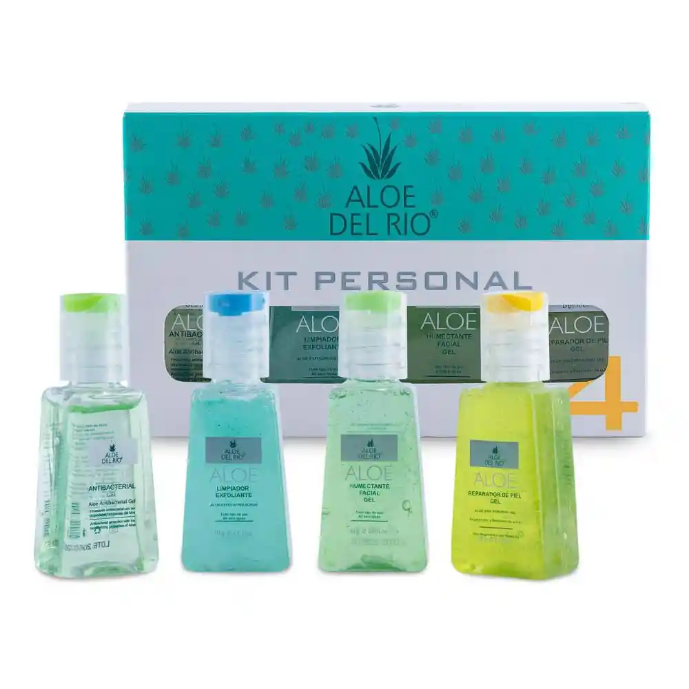 Aloe Del Rio Kit Personal Exfoliante + Humectante + Reparador