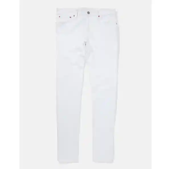 Jean Slim Hombre Blanco Talla 28 x 30 American Eagle