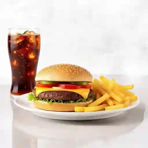 Combo hamburguesa mixta