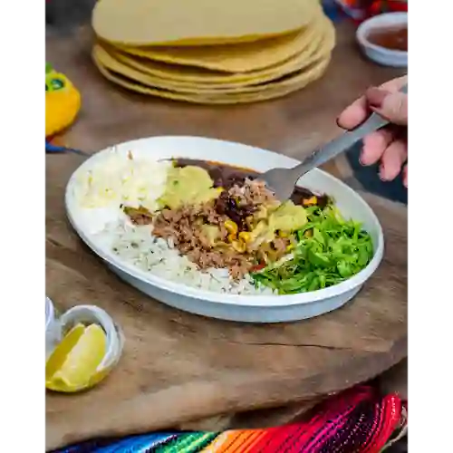 Bowl mexicano full (con bebida)