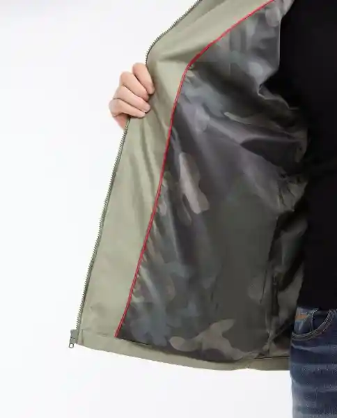 Chaqueta Parka Type Verde Miliciano Oscuro Talla L Chevignon