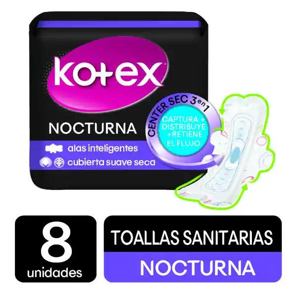 Kotex Toallas Higiénicas Evolution Nocturna