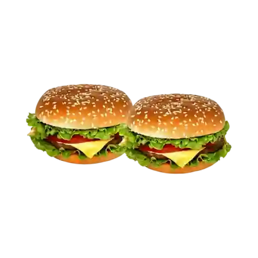 Combo x 2 Hamburguesas Sencillas