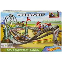 Hot Wheels Pista de Carreras Mario Kart Castillo Bowser