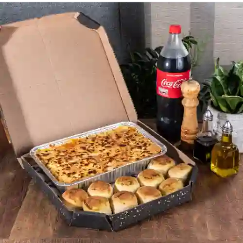 Combo lasaña familiar con coca cola 15l