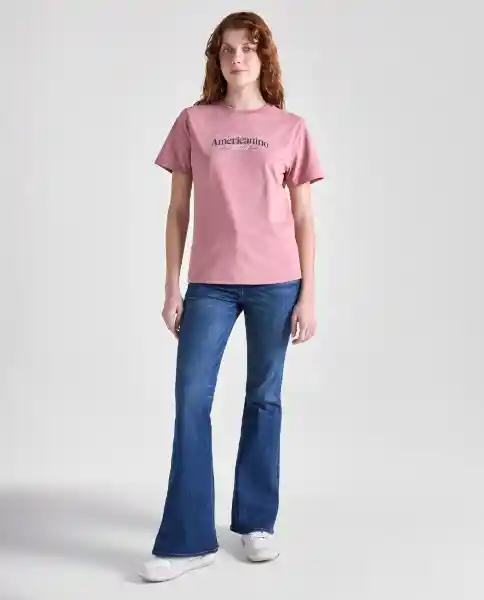Camiseta Mujer Rosado Talla XL 609G050_ROS181435 Americanino