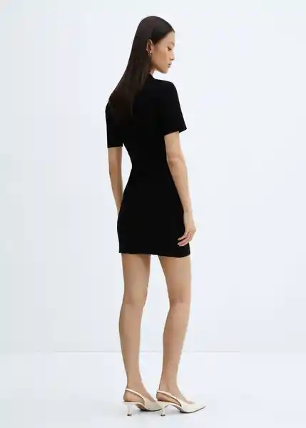 Vestido Lady-H Negro Talla XS Mujer Mango