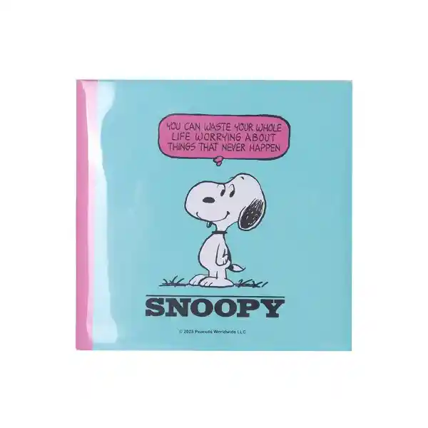 Cuaderno B 80 Hojas Serie Snoopy Colorful Vintage Miniso