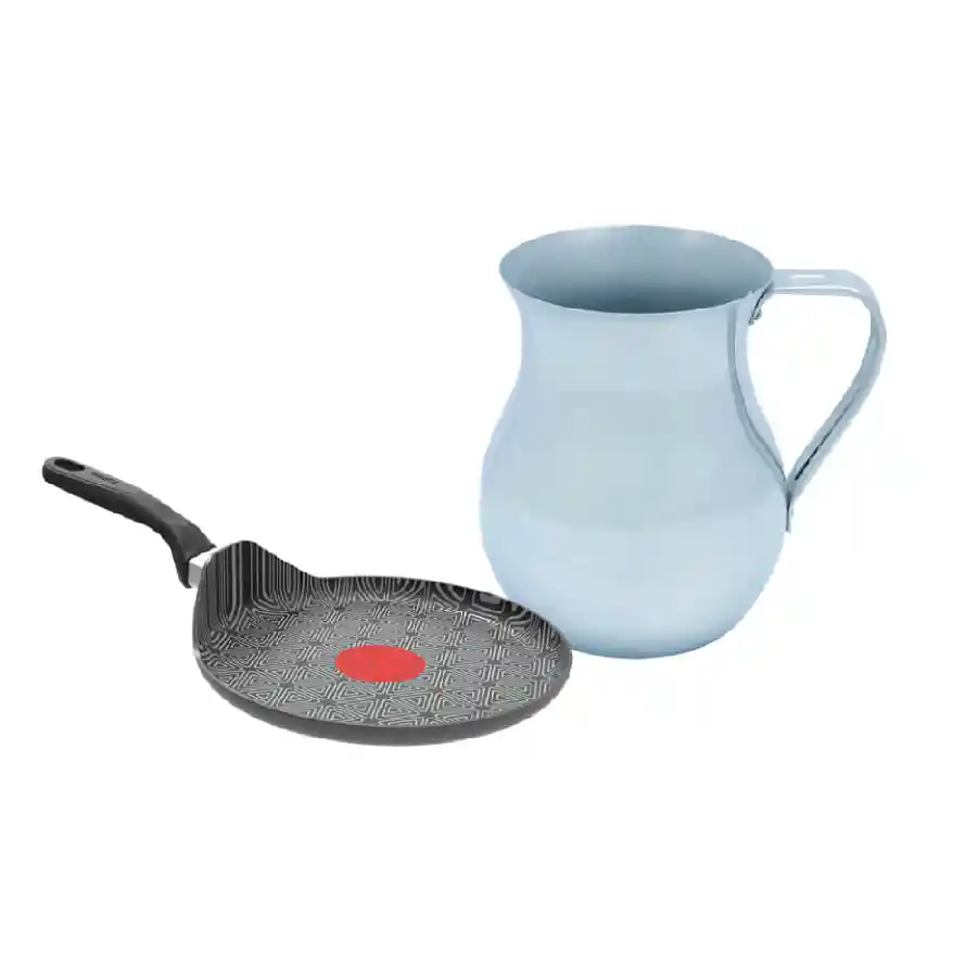 Set Imusa Chocolatera 2 Lt + Mini Plancha Talent Para Asar