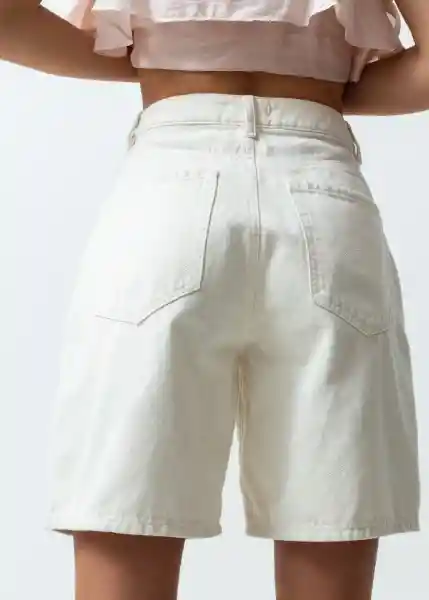 Short Mujer Crudo Marfil Claro 6 451G371 Naf Naf