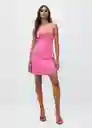 Vestido Runa Fucsia Talla 18 Mujer Mango