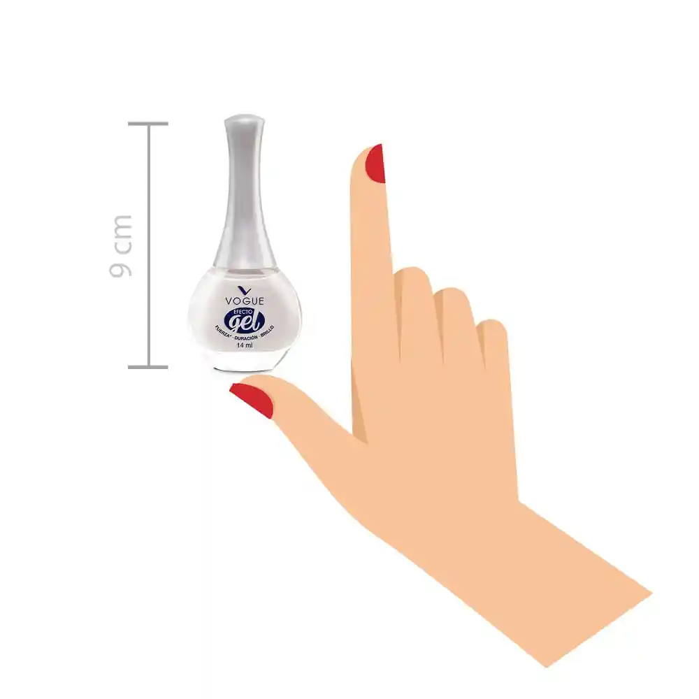 Vogue Esmalte Efecto Gel Magnetismo Blanco