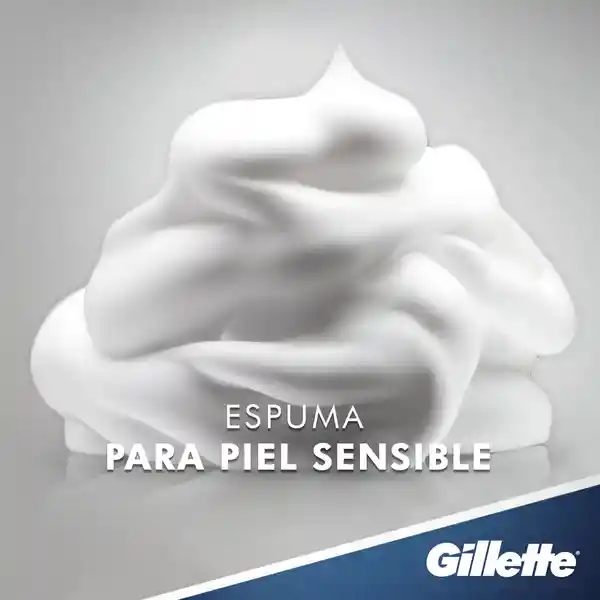 Gillette Prestobarba Piel Sensible Espuma De Afeitar 57 mL