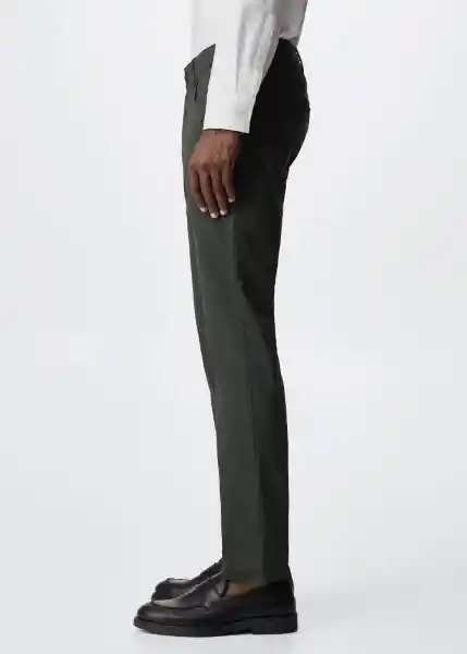 Pantalón Pisa Khaki Talla 48 Hombre Mango