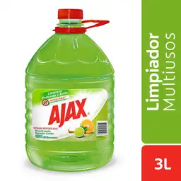 Ajax Limpia Pisos Bicarbonato Naranja Limón 3 L