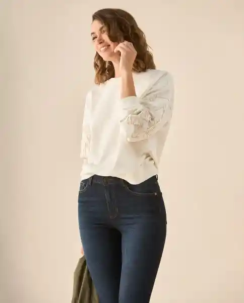 Buzo Blanco Celaje Claro Talla S 683G000 Esprit