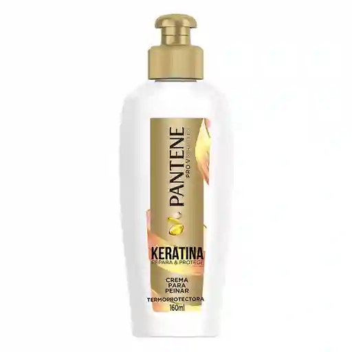 Pantene Crema Para Peinar Termoprotectora Keratina 160 mL