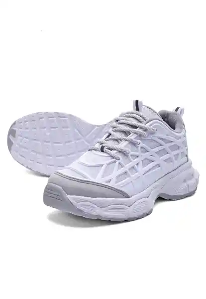 Tenis Dama Blanco-Hielo Baruc Talla 35 Tellenzi