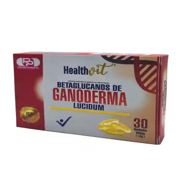 Health Vit Betaglucanos de Ganoderma Lucidum (600 mg)