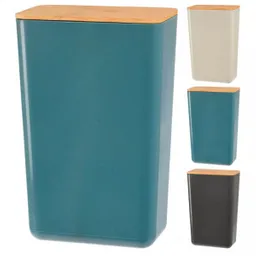 Excellent Houseware Organizador Tapa Bambú 13 x 8 x 20 cm 1010