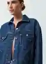 Chaqueta Suri Mujer Azul Indigo Medio Talla M 422G301 Naf Naf