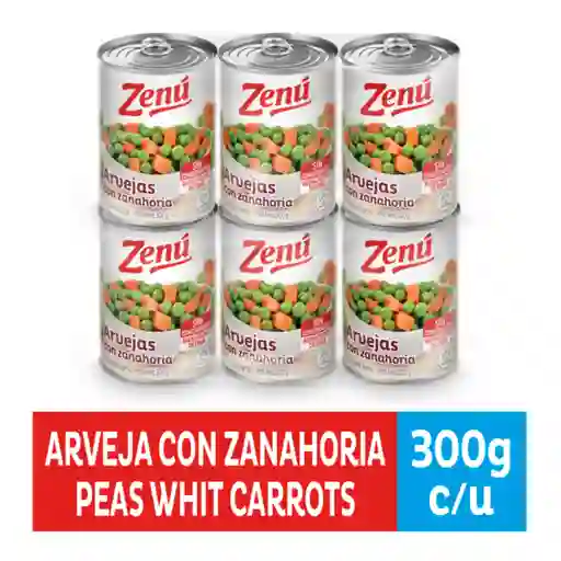 Zenú Pack Arvejas y Zanahoria