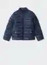 Abrigo Anorak Light4 Navy Talla 08 Niñas Mango