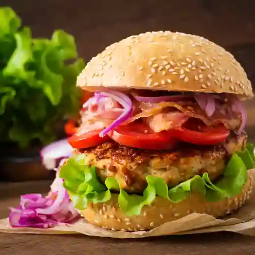 Hamburguesa de Pollo Mega Full