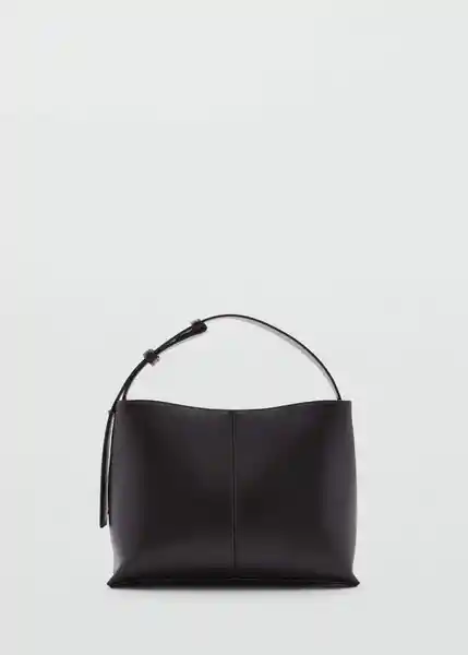 Bolso M Puala Chocolate Talla 99 Mujer Mango