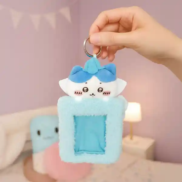 Portadocumentos Hachiware Chiikawa Plush Elf Azul Claro Miniso