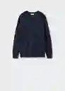 Saco Jersey Bass Neck Navy Talla 19 Mango Teen Boy Mango