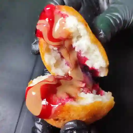 Buñuelo de mora y arequipe mediano