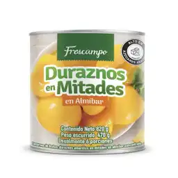 Frescampo Durazno en Mitades Almibar